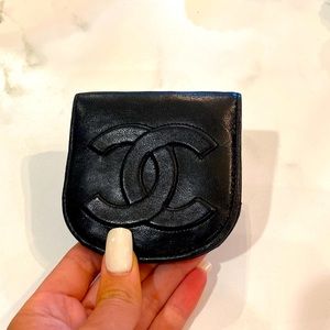 Black Vintage Chanel Wallet
